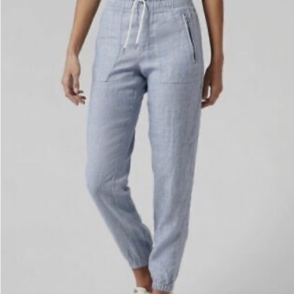 NWT Athleta Plus size Cabo Linen Jogger - Picture 2 of 11